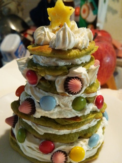 X'mas treeパンケーキ-レシピのメイン写真