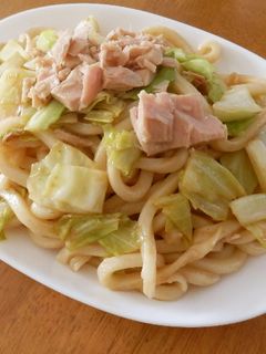 コク倍増!シーチキン焼きうどん-レシピのメイン写真
