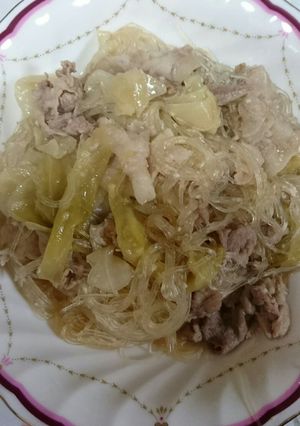 簡単な豚肉とキャベツ煮込み-レシピのメイン写真