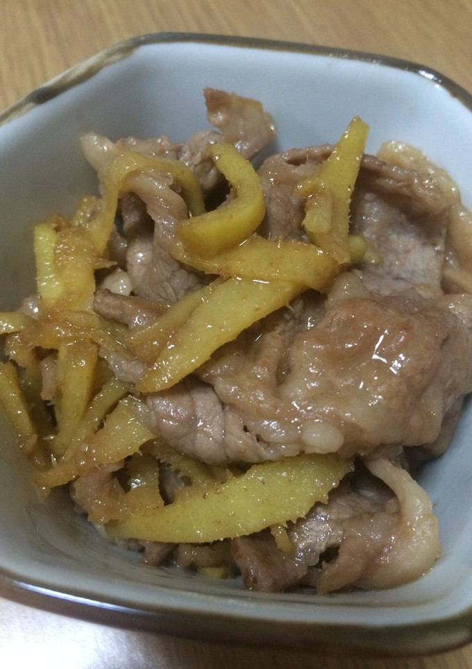 牛肉と生姜の甘辛炒め-レシピのメイン写真