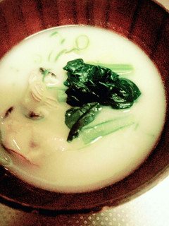 牡蠣の白味噌汁-レシピのメイン写真