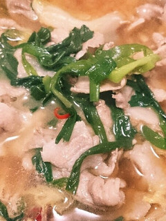 ニラとハクサイの豚みそ煮込み鍋-レシピのメイン写真