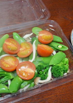 レンジパックで、簡単温野菜-レシピのメイン写真