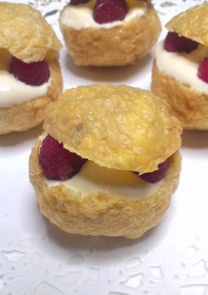 簡単☆ 油揚げでシュークリーム-レシピのメイン写真