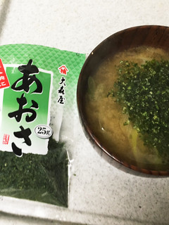 キチンと煮干し出汁でアオサ味噌-レシピのメイン写真