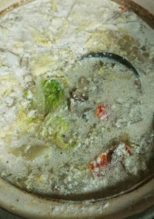 牡蠣の牛乳鍋-レシピのメイン写真