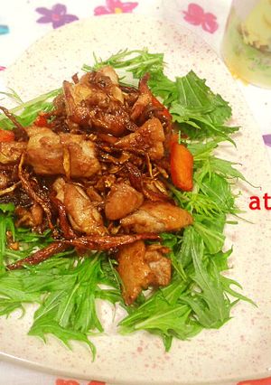時短♪ 切干し大根とお肉の炒め物-レシピのメイン写真