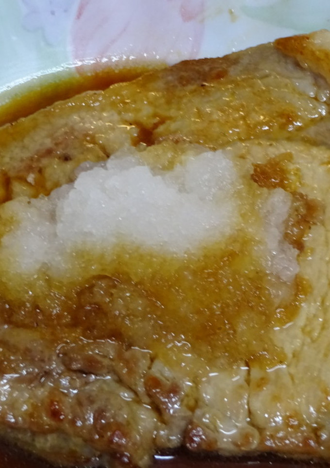 豚ロースのソテー　和風大根おろしソース-レシピのメイン写真