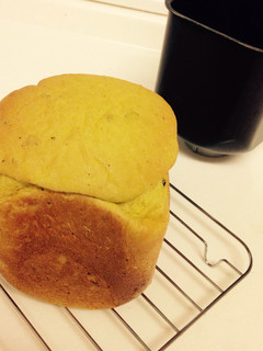 ホームベーカリーでかぼちゃパン-レシピのメイン写真