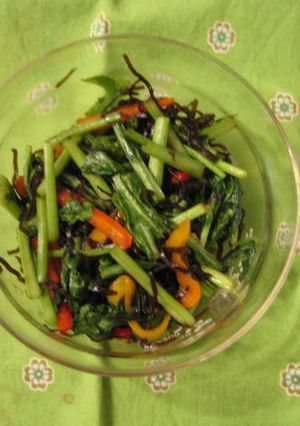 かぶの葉と塩昆布の炒め和え-レシピのメイン写真