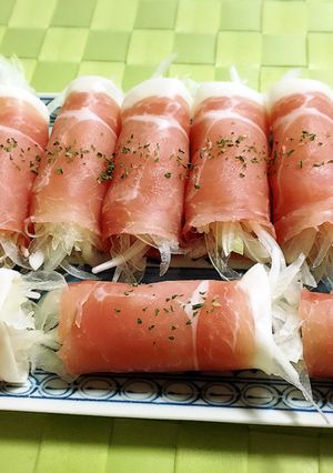 シンプルだけど美味しい！生ハムオニオン-レシピのメイン写真