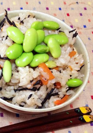 鉄分・イソフラボンたっぷりの混ぜごはん-レシピのメイン写真