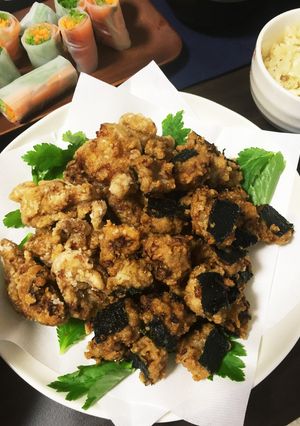鮪のたたき磯部揚げ-レシピのメイン写真