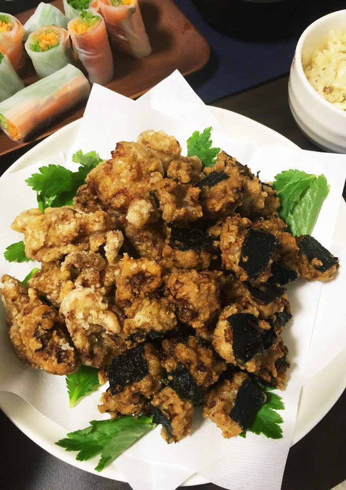 鮪のたたき磯部揚げ-レシピのメイン写真