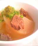 オージービーフで★牛肉と大根の煮物