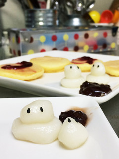 白玉で雪だるま-レシピのメイン写真