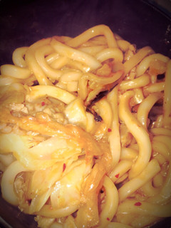 豚キム入りの焼きうどん-レシピのメイン写真