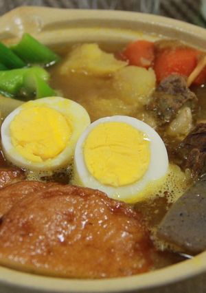 カレーリメイク♪簡単カレーおでん-レシピのメイン写真