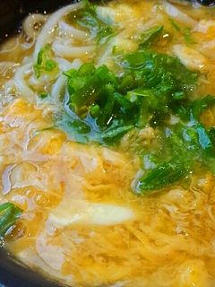 ふわトロあんかけ卵とじうどん-レシピのメイン写真