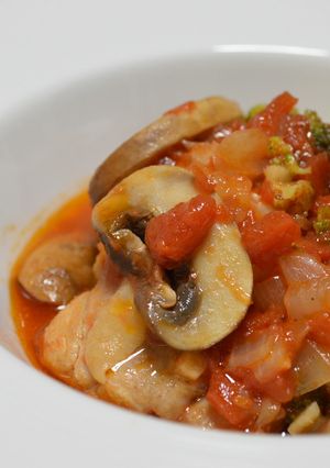 チキンのトマト煮込み-レシピのメイン写真