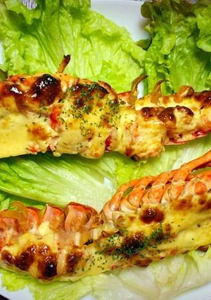 伊勢海老のチーズ焼き-レシピのメイン写真