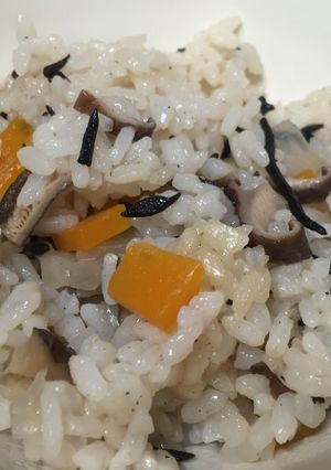 離乳食後期★しいたけ炊き込み御飯-レシピのメイン写真