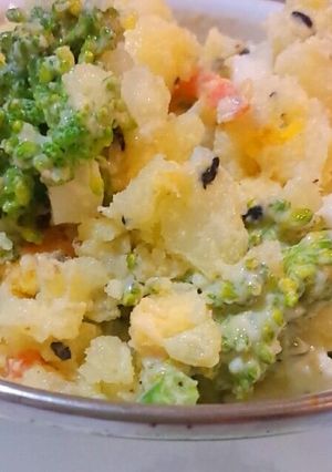 茹で野菜の粗切りじゃがいもサラダ-レシピのメイン写真