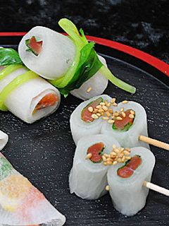 スモークサーモンの奉書巻き-レシピのメイン写真