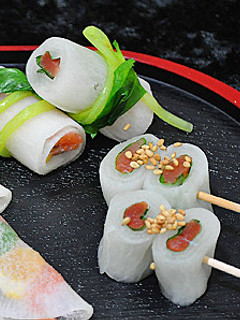 スモークサーモンの奉書巻き-レシピのメイン写真