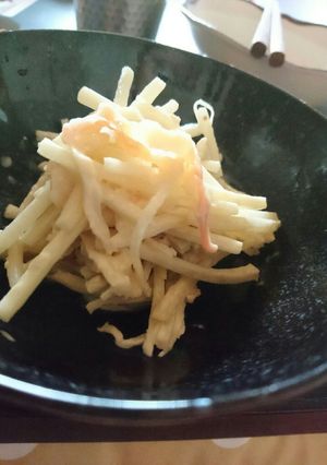 *簡単ごぼうサラダ さきいかで美味！-レシピのメイン写真