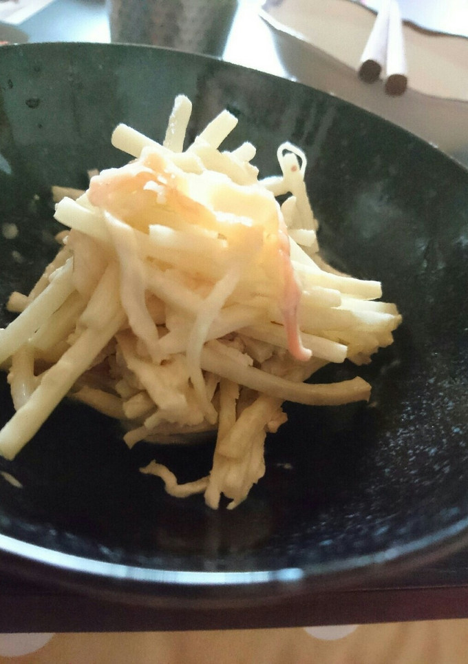 *簡単ごぼうサラダ さきいかで美味！-レシピのメイン写真