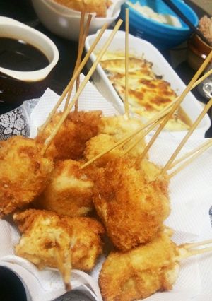 ビールが進む☆豚バラ豆腐の串揚げ☆串カツ-レシピのメイン写真