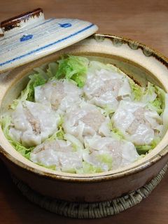 ホクホク!ジャンボ肉焼売の白菜蒸し鍋-レシピのメイン写真