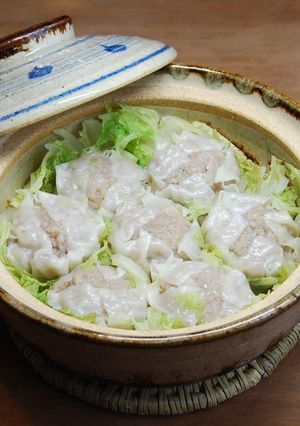 ホクホク！ジャンボ肉焼売の白菜蒸し鍋-レシピのメイン写真