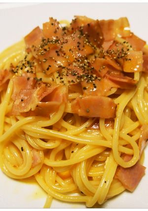 卵黄で作るカルボナーラ-レシピのメイン写真