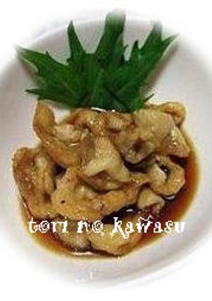 ♡鶏の皮で皮酢♡-レシピのメイン写真