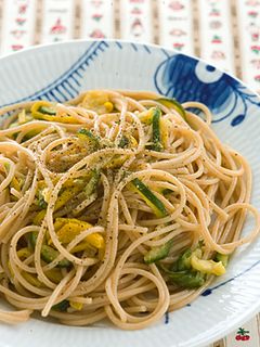 炒めズッキーニのパスタ-レシピのメイン写真