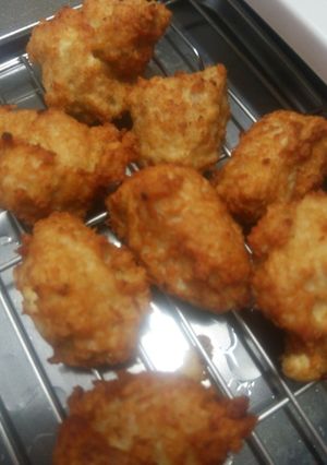 ヘルシー、唐揚げレンコン入り-レシピのメイン写真