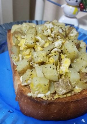 ポテたま粒マスタードマヨトースト-レシピのメイン写真