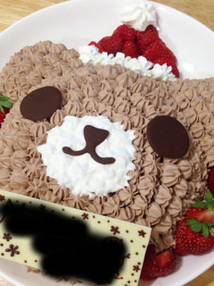 チョコレートケーキ(くま)-レシピのメイン写真