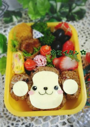 干支☆猿☆申☆さる☆キャラ弁-レシピのメイン写真