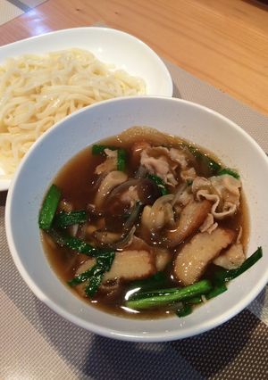 消防うどん（つけ麺うどん）-レシピのメイン写真
