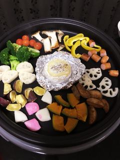 簡単!ホットプレートdeチーズフォンデュ-レシピのメイン写真