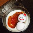 可愛い♪♪雪だるまヨーグルト♪♪