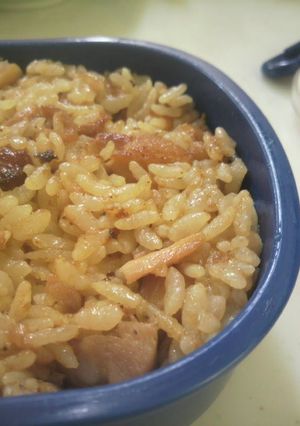 余ったローストチキンでチャーハン！-レシピのメイン写真