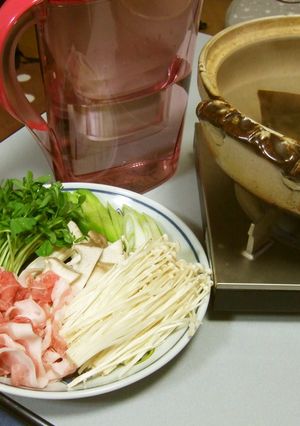 豆苗ときのこでBRIしゃぶ-レシピのメイン写真