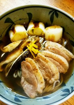 年越しに鴨南蛮蕎麦-レシピのメイン写真