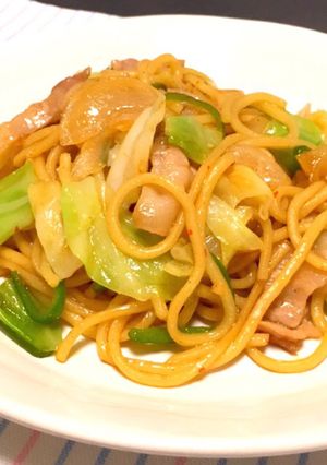 甘辛〜なスイチリ焼きそば-レシピのメイン写真