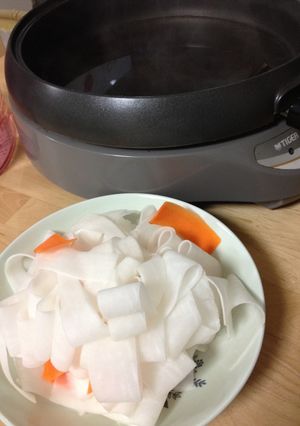 大根のリボンしゃぶしゃぶ-レシピのメイン写真