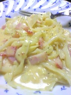 ♪キャベツのカルボナーラ♪-レシピのメイン写真